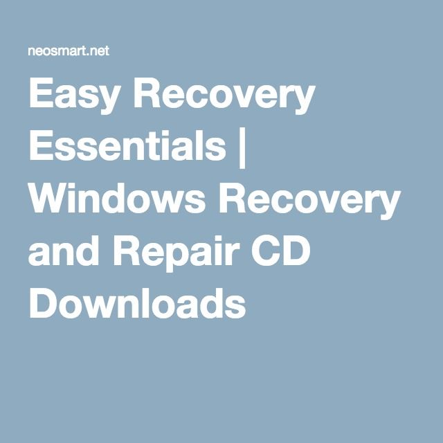 easy recovery essentials usb